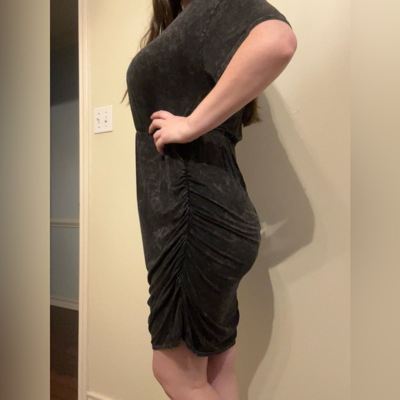 Charcoal sundress with Ruching on the sides -Catos XL - Picture 4 of 8